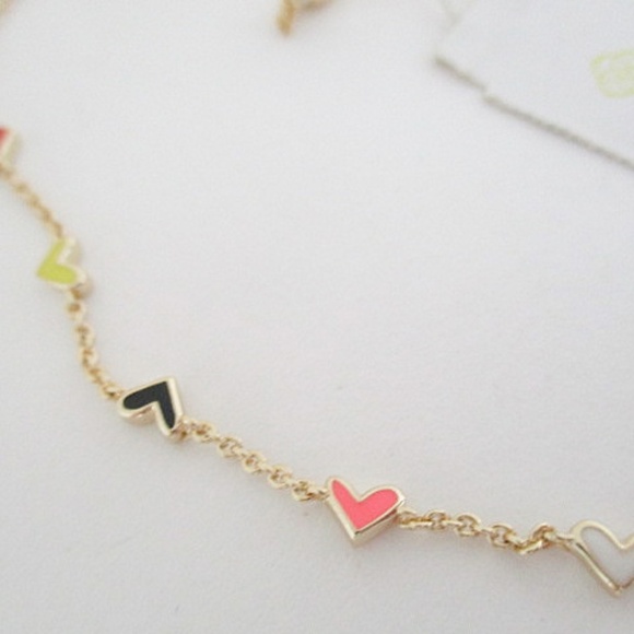 KENDRA SCOTT - Haven Heart Gold Strand Necklace in Multi Mix - Picture 2 of 6